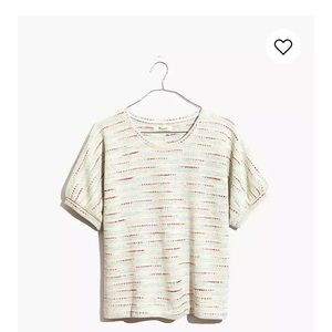 Madewell Textured Puff Sleeve Top